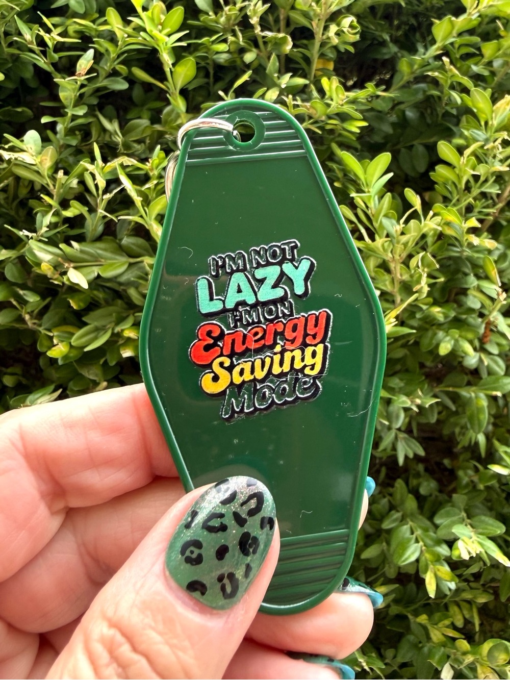 Vintage style motel key keychain humorous funny sarcastic gift idea